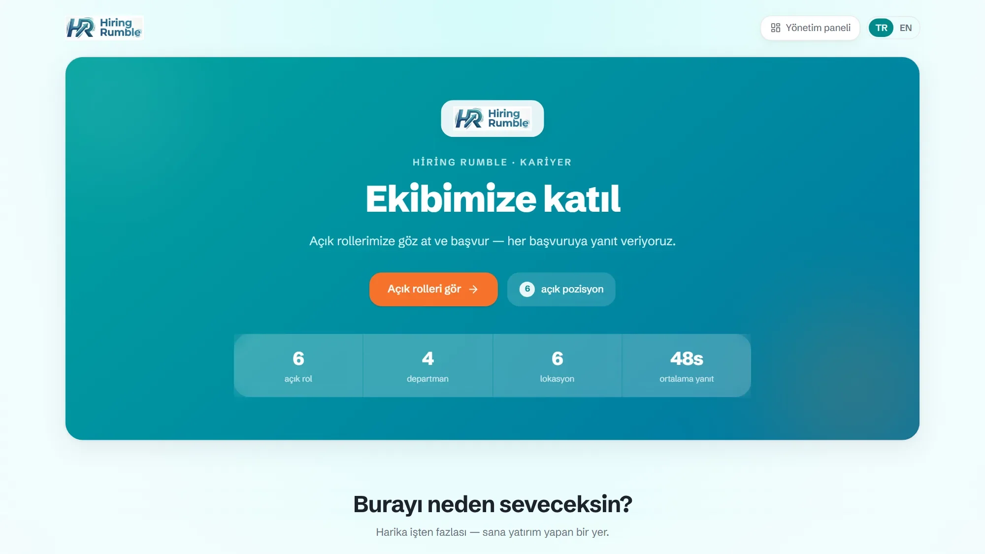 Markalı kariyer sayfası